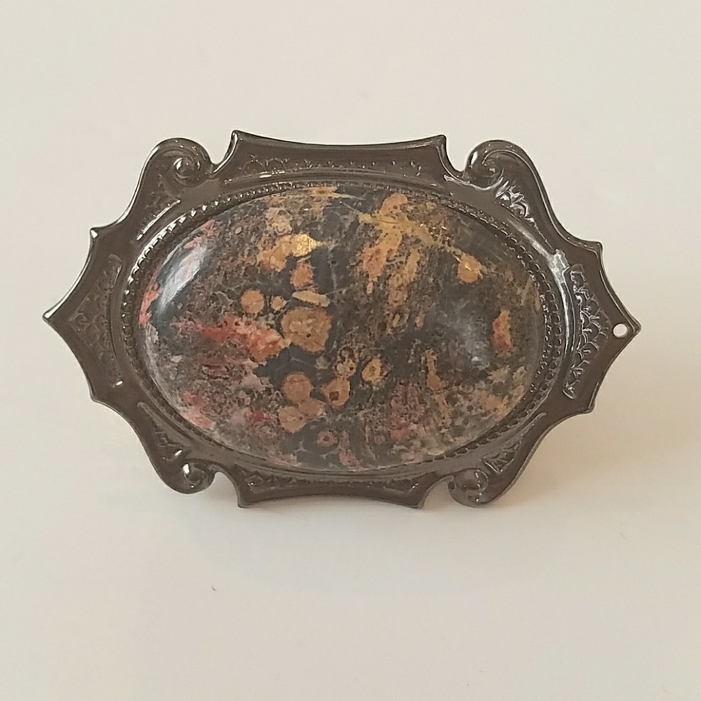 GASOLINE GLAMOUR LEOPARD JASPER RING